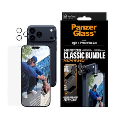PanzerGlass PG28937 mobile phone screen/back protector Clear screen protector Apple view 2
