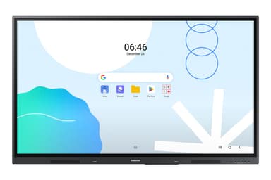 Samsung WA65D interactive whiteboard 165.1 cm (65") 3840 x 2160 pixels Touchscreen Grey view 1