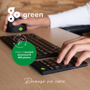 R-Go Tools Numeric keypad R-Go Numpad Break, ergonomic numeric keypad with break software, bluetooth, black view 6