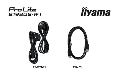 iiyama ProLite B1980S-W1 computer monitor 48.3 cm (19") 1280 x 1024 pixels SVGA LED White view 15