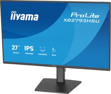 iiyama ProLite XB2793HSU-B1 computer monitor 68.6 cm (27") 1920 x 1080 pixels Full HD LED Black view 8