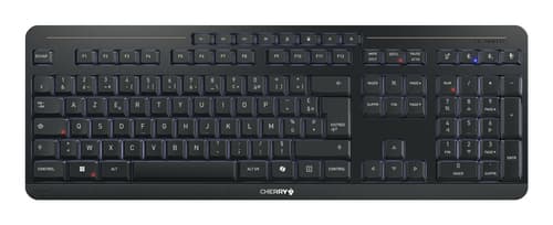 CHERRY Stream ultimate keyboard Home/Office USB + RF Wireless + Bluetooth AZERTY French Black