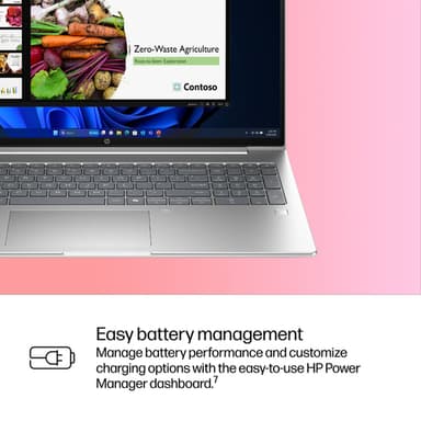 HP ProBook 4 G1iR Intel Core 5 120U Laptop 40.6 cm (16") WUXGA 16 GB DDR5-SDRAM 256 GB SSD Wi-Fi 6E (802.11ax) Windows 11 Pro Silver view 7