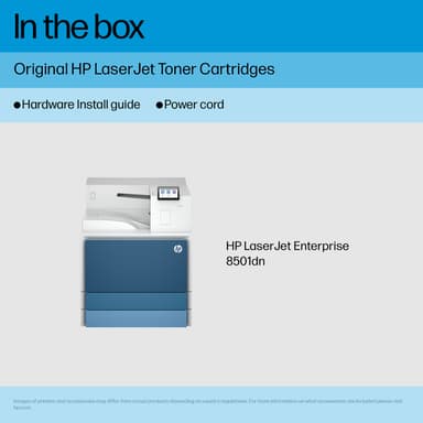 HP LaserJet Enterprise 8501dn Black and white Printer view 8