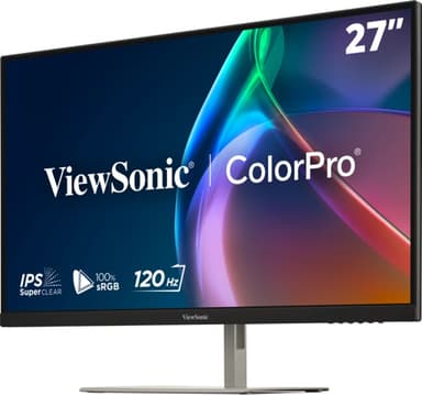 Viewsonic VP Series 27" 120Hz 2K QHD Pantone Validated 100% sRGB & Factory Calibrated Monitor with 90W USB-C view 6