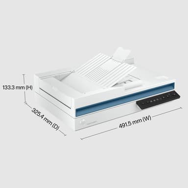 HP ScanJet Pro 2600 f1 Flatbed scanner 1200 x 1200 DPI A4 White view 3