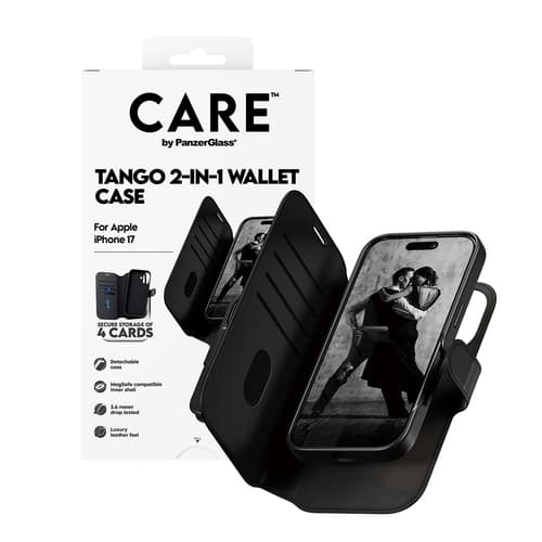 PanzerGlass CARE™ by ® Tango 2-in-1 Wallet Case w. MagSafe iPhone 17