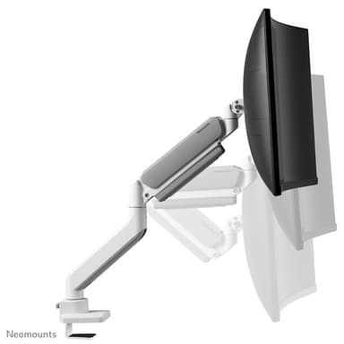 Neomounts DS70PLUS-450WH1 Monitor arm 17-49" - gas spring - Topfix - 180°-stop view 4