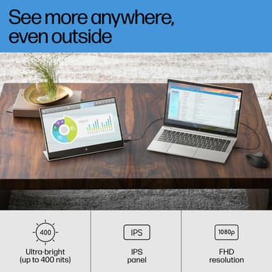 HP E-Series E14 G4 Portable Monitor view 13