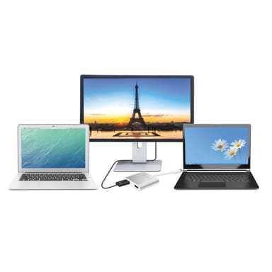 j5create JUA365 USB™ 3.0 to Dual HDMI Multi-Monitor Adapter, Silver view 8