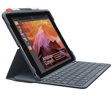 Logitech 920-009022 mobile device keyboard QWERTY Spanish Bluetooth Black view 2