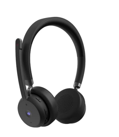 Lenovo Wireless VoIP Headset Head-band Office/Call center Bluetooth Black view 1