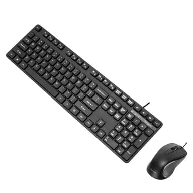 Targus BUS0423UK keyboard Mouse included Office USB QWERTY UK International Black view 1