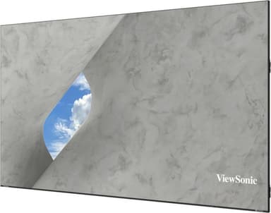 Viewsonic LDE136G-152 Signage Display 3.45 m (136") LED 600 cd/m² Full HD Black Built-in processor view 3