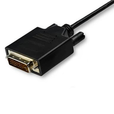 StarTech.com 10ft (3m) USB C to DVI Cable - 1080p (Single Link) USB Type-C (DP Alt Mode HBR2) to DVI-Digital Video Adapter Cable - Works with Thunderbolt - Laptop to DVI Monitor/Display view 2