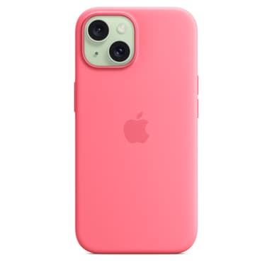 Apple iPhone 15 Silicone Case with MagSafe - Pink view 4