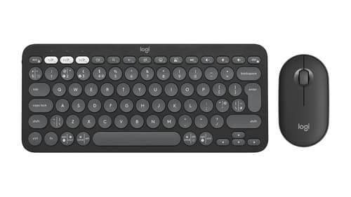 Logitech 920-012233 keyboard Mouse included Universal RF Wireless + Bluetooth QWERTY UK English Graphite