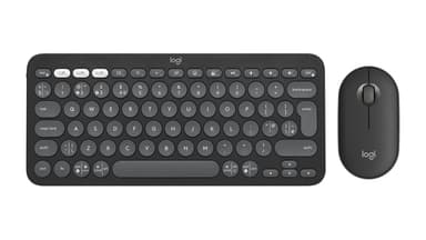 Logitech 920-012233 keyboard Mouse included Universal RF Wireless + Bluetooth QWERTY UK English Graphite view 1