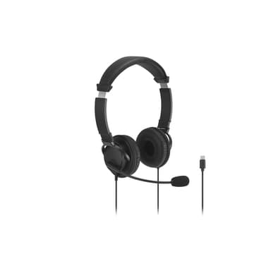 Kensington Classic EQ USB-C Headset with Mic and Volume Control view 1