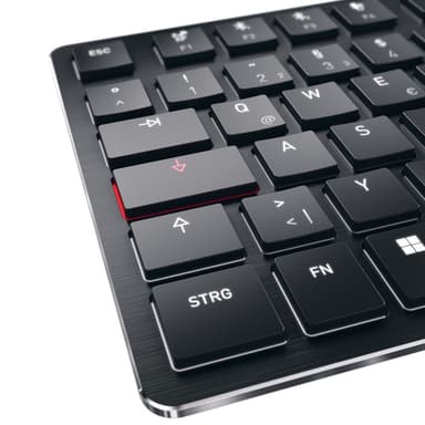 CHERRY KW X ULP keyboard Home/Office USB + RF Wireless + Bluetooth QWERTZ Swiss Black view 11