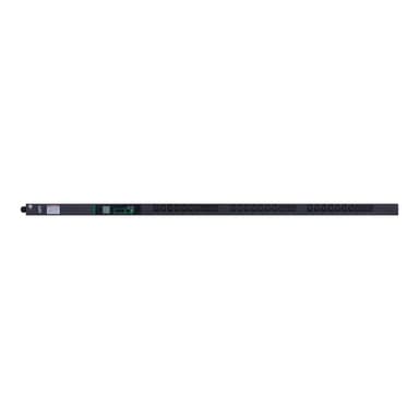 APC Easy Rack PDU, Switched, 0U, 3 Phase, 11kW, 230V, 16A, 21 C13 and 6 C19 outlets, IEC60309 3P + N + PE inlet view 1
