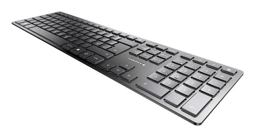 CHERRY KW 9100 SLIM keyboard Universal RF Wireless + Bluetooth QWERTY Portuguese Black, Grey