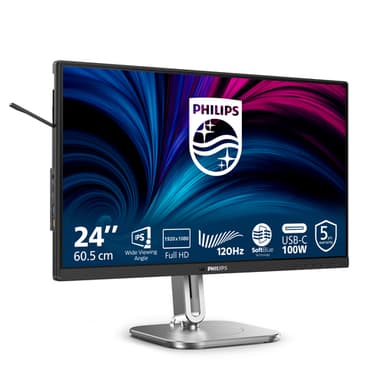 Philips 4000 series 24B2U4301/00 computer monitor 60.5 cm (23.8") 1920 x 1080 pixels Full HD LCD Grey view 2