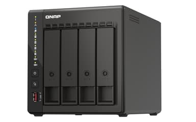 QNAP QVP-41C NAS/storage server Tower Intel® Celeron® J6412 8 GB DDR4 0 TB Black view 4