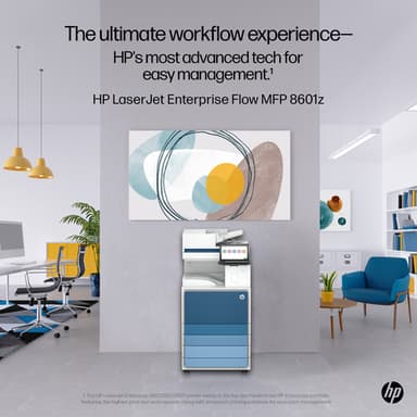 HP LaserJet Enterprise 8601z Multifunction Black and white Printer, Only Ethernet; Duplex; Copier, Scanner view 10