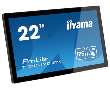 iiyama ProLite TF2234MC-B7X computer monitor 54.6 cm (21.5") 1920 x 1080 pixels Full HD LED Touchscreen Multi-user Black view 5