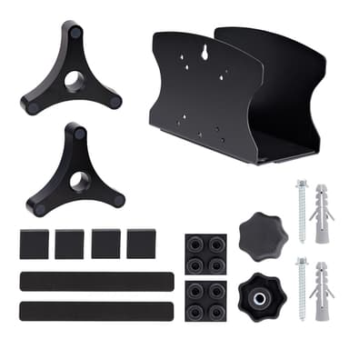 StarTech.com PC Wall Mount Bracket, Supports Desktop Computers Up To 40lb (18kg), Tool-Less Adjustments 1.9-7.8in (50-200mm), Heavy-Duty Wall Mount Shelf/Holder for PC Case/Tower - TAA view 9
