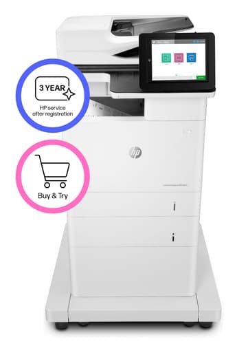 HP LaserJet Enterprise MFP M635fht view 2