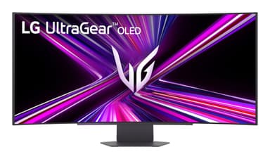 LG 45GX900A-B computer monitor 113 cm (44.5") 3440 x 1440 pixels Wide Quad HD OLED Black view 3