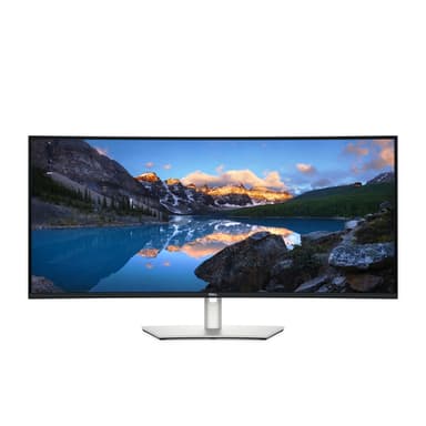 DELL UltraSharp U4025QW computer monitor 101.6 cm (40") 5120 x 2160 pixels 5K Ultra HD LCD Silver view 1