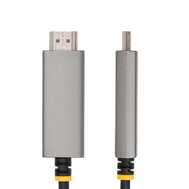 StarTech.com 6.6ft (2m) USB-C to HDMI Adapter Cable, 8K 60Hz, 4K 144Hz, HDR10, USB Type-C to HDMI 2.1 Video Converter Cable, USB-C DP Alt Mode/USB4/Thunderbolt Compatible - USB-C Laptop to HDMI view 2