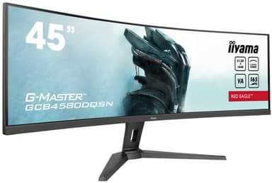 iiyama G-MASTER RED EAGLE CURVED computer monitor 113 cm (44.5") 5120 x 1440 pixels Dual QHD LED Black view 1