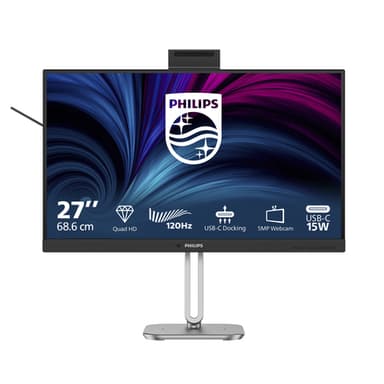 Philips 4000 series 27B2U4601H/00 computer monitor 68.6 cm (27") 2560 x 1440 pixels Quad HD LCD Black view 1