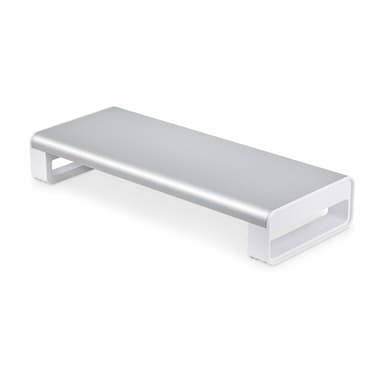 StarTech.com Ergonomic Monitor Riser Stand, Up to 33lb/15kg, Fixed height 3.5in/9cm, Desktop Computer Monitor/Laptop Riser, Steel Platform, Quick Assembly, Optimize Desk Space - TAA view 1