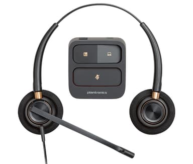 HP Poly EncorePro 520 Binaural Headset +Quick Disconnect view 1