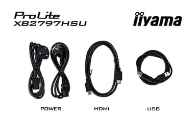 iiyama ProLite XB2797HSU-B1 computer monitor 68.6 cm (27") 1920 x 1080 pixels Full HD LED Black view 19
