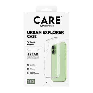 PanzerGlass CARE™ by ® Urban Explorer Case Transparent iPhone 17 view 3