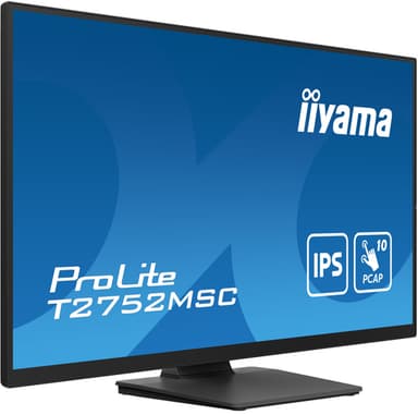 iiyama ProLite T2752MSC-B1 computer monitor 68.6 cm (27") 1920 x 1080 pixels Full HD LED Touchscreen Black view 2