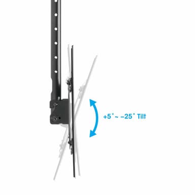 Manhattan Ceiling Mount for TV & Monitors, For screens: 37" to 65", Adjustable height: 70-157 cm, VESA compatibility: all between 200x200 to 600x400mm - check the dimensions of the four mounting holes on back of screen to ensure it fits, Max 50kg, LFD, Bracket view 14