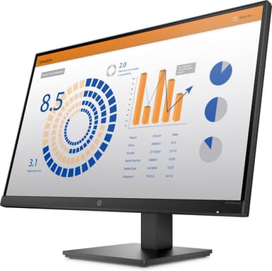 HP P27q G4 QHD Height Adjust Monitor computer monitor 68.6 cm (27") 2560 x 1440 pixels Quad HD LED Black view 2