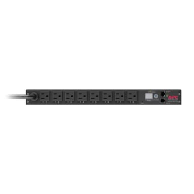 APC NetShelter Switched Rack PDU, 1U, 1.4kW, 120V, 15A, 8 NEMA 5-15R outlet view 1