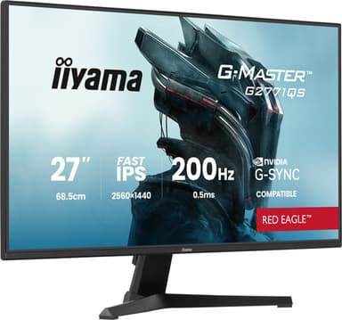 iiyama G-MASTER G2771QS-B1 computer monitor 68.6 cm (27") 2560 x 1440 pixels Wide Quad HD Black view 3