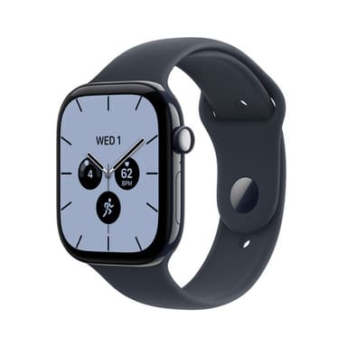 Apple Watch Series 12 GPS + Cellular 46mm Night Blue Ceramic Case with Navy Blue Sport Band - M/L view 1