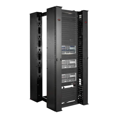 APC Performance, Vertical Cable Manager for 2 & 4 Post Racks, 84"H x 12"W, Single-Sided with Door