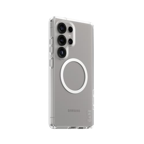 PanzerGlass CARE™ by ® Urban Combat Case Transparent w. White Qi Compatible Samsung Galaxy S25 Ultra