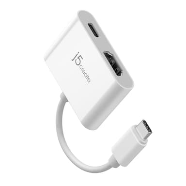 j5create JCA152 USB-C® to 4K HDMI™ Adapter with Power Delivery, Black view 3